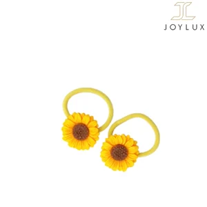 جوی لوکس - کش مو فانتزی طرح گل آفتابگردان سایز کوچک