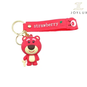 نمای نزدیک از جزییات جاکلیدی خرس صورتی