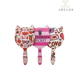 آیینه دستی گربه‌ای چوبی در طرح و رنگ‌های متنوع