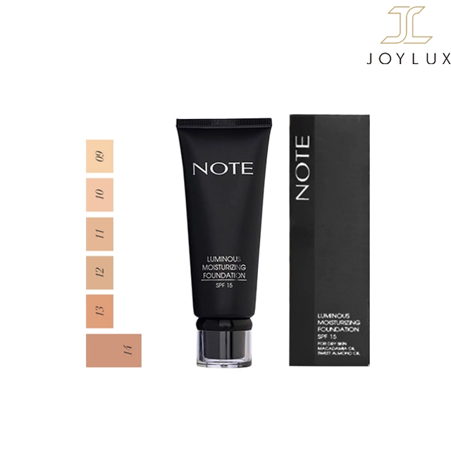 طیف رنگی کرم پودر لومینوس نوت طیف رنگی کرم پودر لومینوس آبرسان نوت