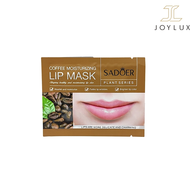 ماسک لب قهوه سادور ماسک لب ورقه ای قهوه سادور برای آبرسانی و تغذیه لبها