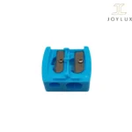 تراش دوقلو آرایشی در رنگ آبی با طراحی زیبا و کاربردی.