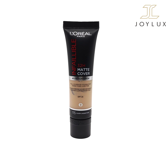 کرم پودر تیوپی لورال شماره 115 مناسب برای آرایش حرفهای کرم پودر لورِال تیوپی با پوشش بالا و ماندگاری طولانی