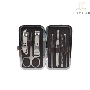 ست مانیکور ۷ تکه با جعبه شیک و ابزارهای استیل ضدزنگ