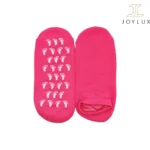 جوراب سیلیکونی سرخابی رنگ با طراحی مدرن و بافت یکنواخت