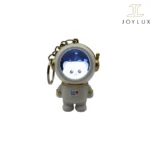 جاکلیدی خرس فضایی طلایی با طراحی LED