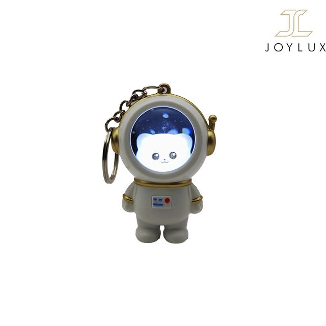 جاکلیدی خرس فضایی با رنگ طلایی جذاب جاکلیدی خرس فضایی طلایی با طراحی LED