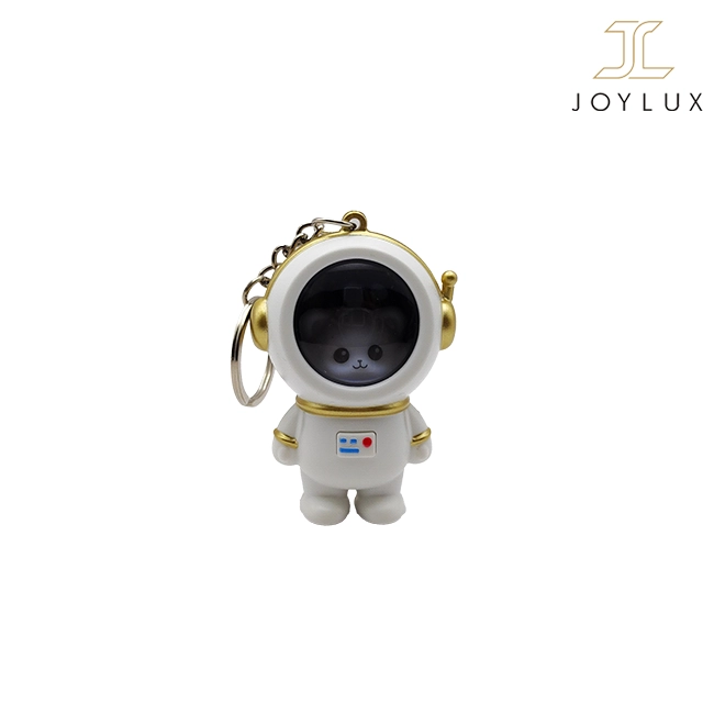 جاکلیدی خرس فضایی LED با طراحی فانتزی جاکلیدی خرس فضایی چراغدار با طراحی شیک و طلایی