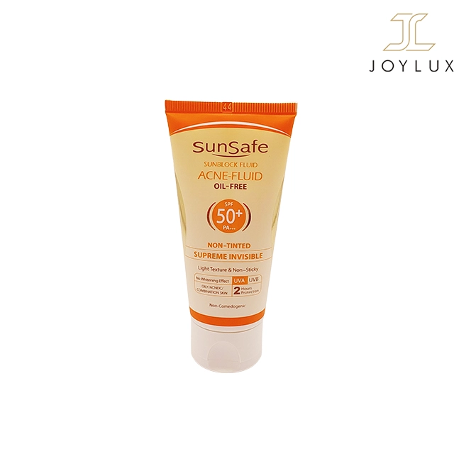 فلوئید ضد آفتاب سان سیف بدون رنگ و کاملا نامرئی دارای SPF50 حجم 50 گرم جلو - فروشگاه آرایشی بهداشتی جوی لوکس