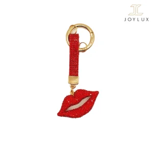 جاکلیدی نگینی طرح لب - فروشگاه آرایشی بهداشتی جوی لوکس