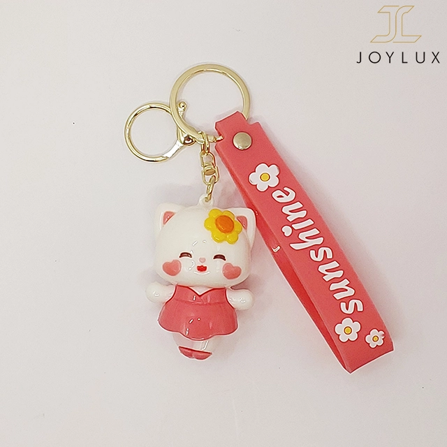 جاکلیدی عروسک فانتزی صورتی