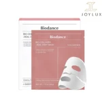 جعبه ماسک ورقه‌ای بیو کلاژن بایودنس همراه با شیت ماسک