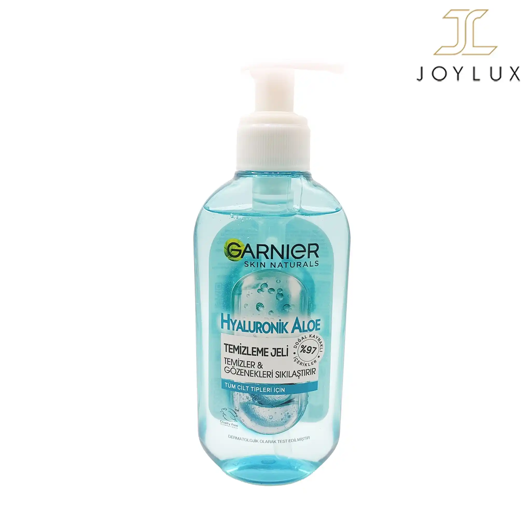 ژل شستشوی صورت گارنیر با آلوئه‌ورا و هیالورونیک اسید برای پوست خشک
