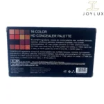 پشت پالت کانتور و کانسیلر ۱۶ رنگ کارلا سکرت با ترکیبات