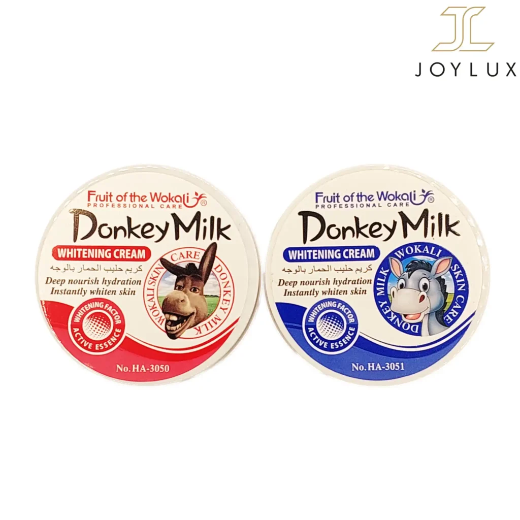 کرم روشن کننده شیر الاغ وکالی