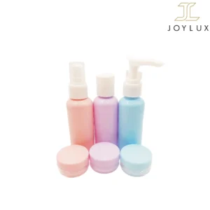 ست ظروف مسافرتی ۶ تکه آرایشی و بهداشتی پاستلی