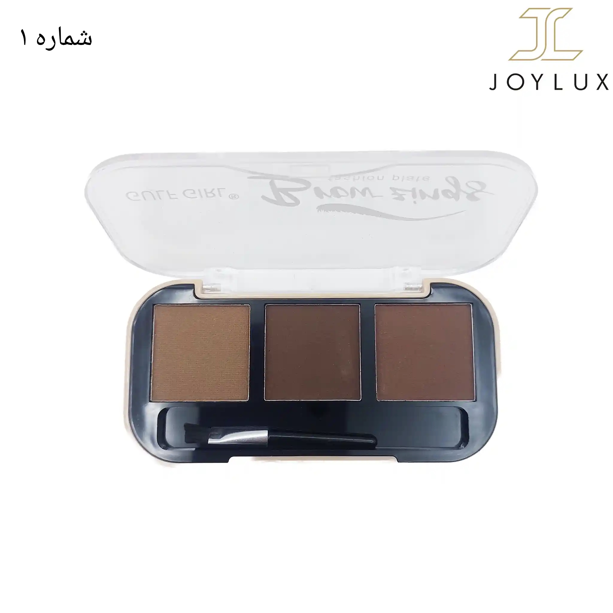 پالت سایه ابرو Brow Zings شماره 1 با چند رنگ و بخش واکس