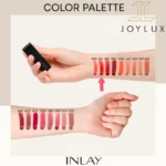 تست رنگ رژ لب جامد این‌ لی روی پوست دست