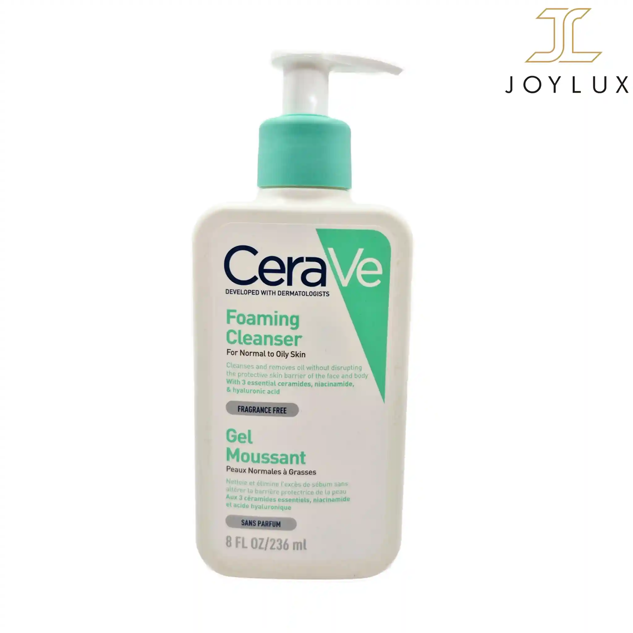 فوم شستشوی صورت CeraVe Foaming Cleanser 236ml مناسب پوست نرمال تا چرب