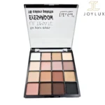 پالت سایه چشم دودو گرل Ultimate شماره 03 باز شده از بالا با 16 رنگ مختلف