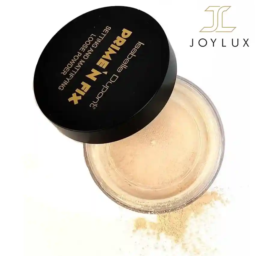 پودر فیکس ایزابل دپونت شماره 02 – نمای باز (Open View) پودر فیکس رنگی ایزابل دپونت شماره 02 در حالت باز – پودر آرایشی ماتکننده