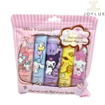 پک ۵ عددی کرم مرطوب‌کننده دست Miss Vanessa طرح Sanrio با بسته‌بندی کامل