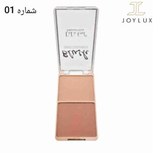 پالت رژگونه دو رنگ دودوگرل باز شده – دو رنگ قابل مشاهده شماره 01