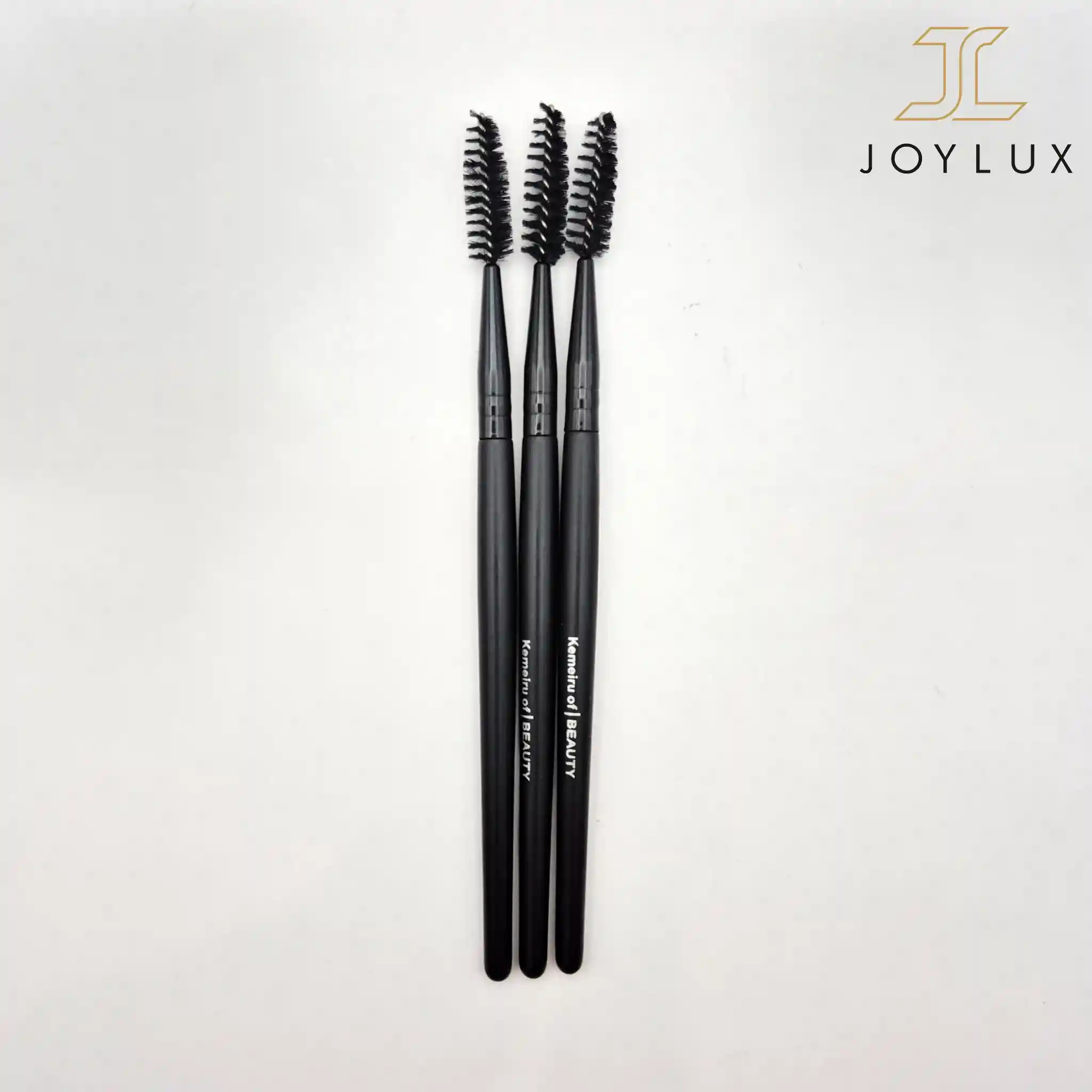 براش مژه و ابرو Kemeiru of Beauty با سر مارپیچی و دسته مشکی