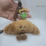 چارم بگ طرح کروسان عروسکی فانتزی مناسب آویز کیف