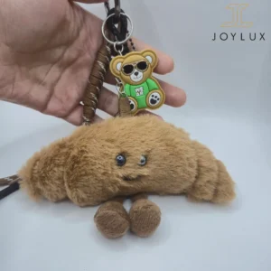چارم بگ طرح کروسان عروسکی فانتزی مناسب آویز کیف