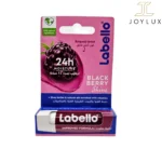 بالم لب Labello Blackberry Shine – رطوبت‌رسان ۲۴ ساعت با رنگ بورگاندی طبیعی