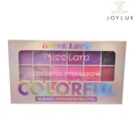 جعبه پالت سایه چشم 18 رنگ میس لارا مدل Colorful