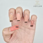 نمونه رنگ لاک ناخن این لی شماره 025، 038، 052، 053 و 054 روی ناخن