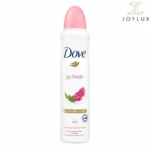 اسپری ضد تعریق زنانه داو مدل Go Fresh رایحه انار و لیمو ترش 250 میلی لیتر