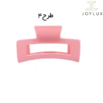 کلیپس مستطیلی کوچک صورتی سایز 9 در 3 سانتی متر