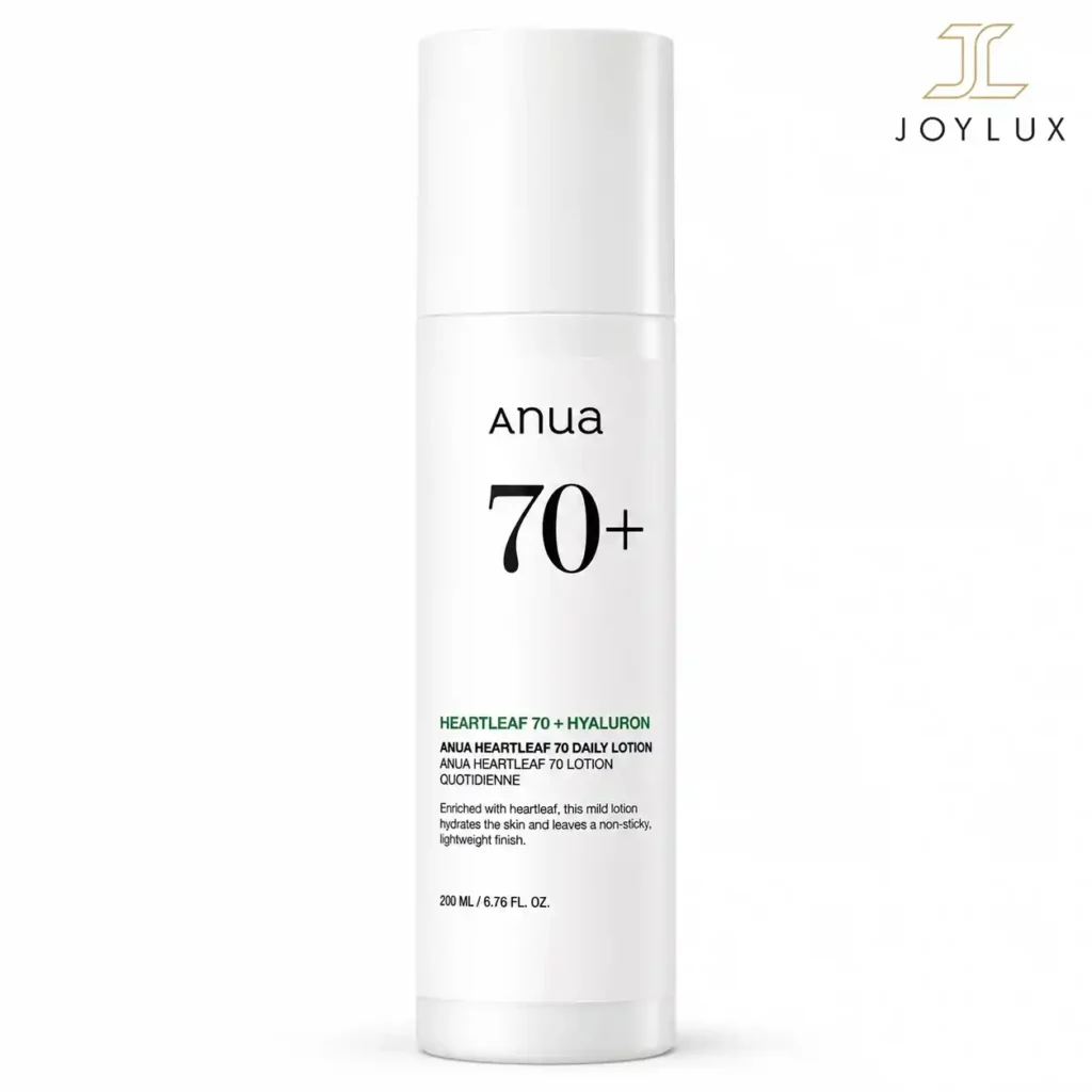 لوسیون آنوا مدل Heartleaf 70 Lotion حجم 200 میلی‌لیتر با 70 درصد عصاره هارت‌لیف و هیالورونیک اسید