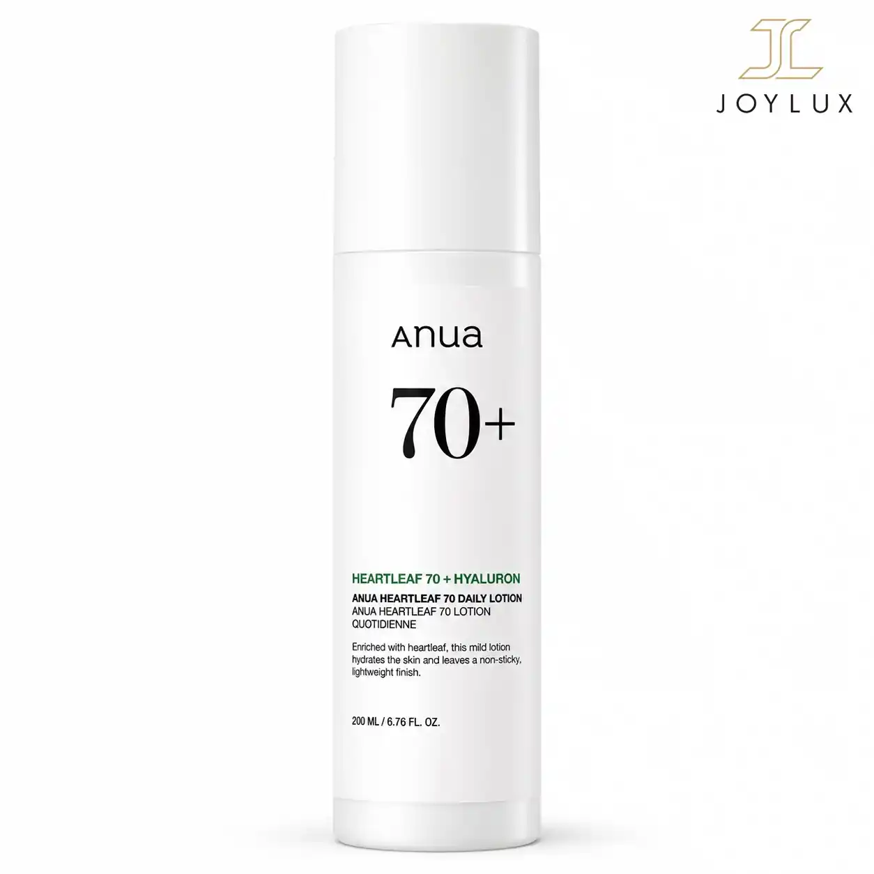لوسیون آنوا مدل Heartleaf 70 Lotion حجم 200 میلی‌لیتر با 70 درصد عصاره هارت‌لیف و هیالورونیک اسید