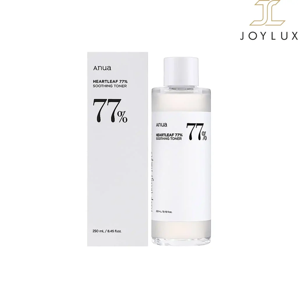 تونر آنوا مدل Heartleaf 77% Soothing Toner حجم 250 میلی‌لیتر حاوی 77 درصد عصاره هارت‌لیف